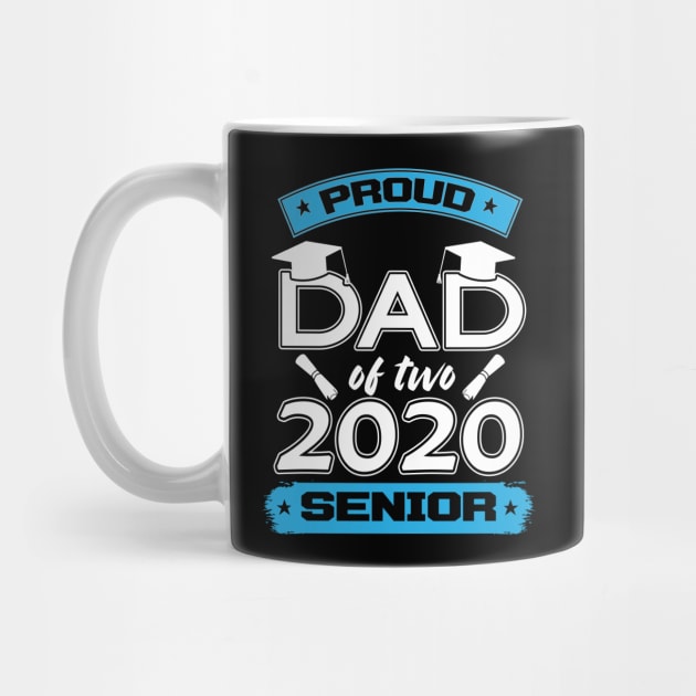 proud dad of two senior by fcmokhstore